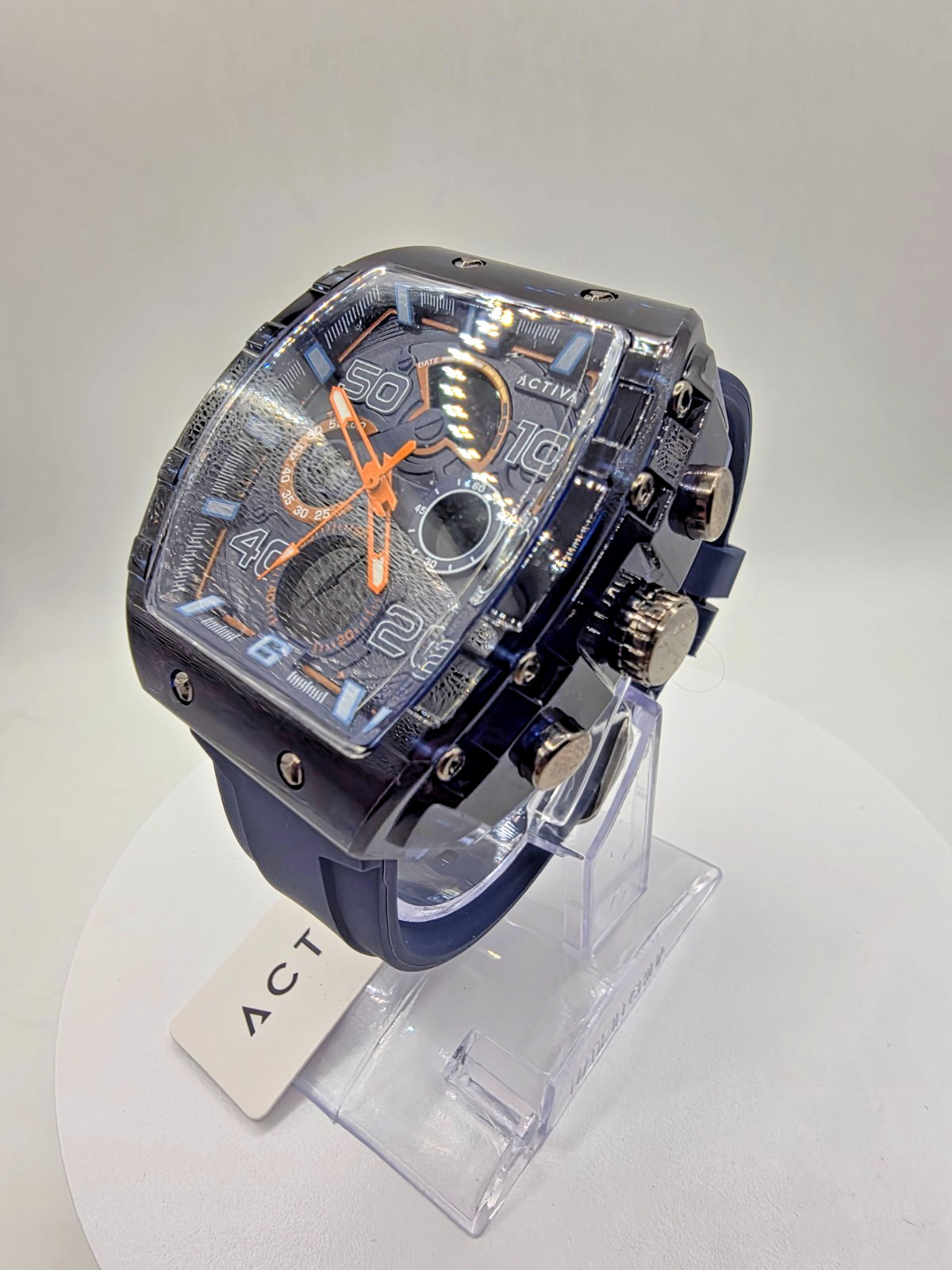 Activa x Invicta Digital Essentials Men’s Watch 45mm Dark Blue ACW8109-005 New