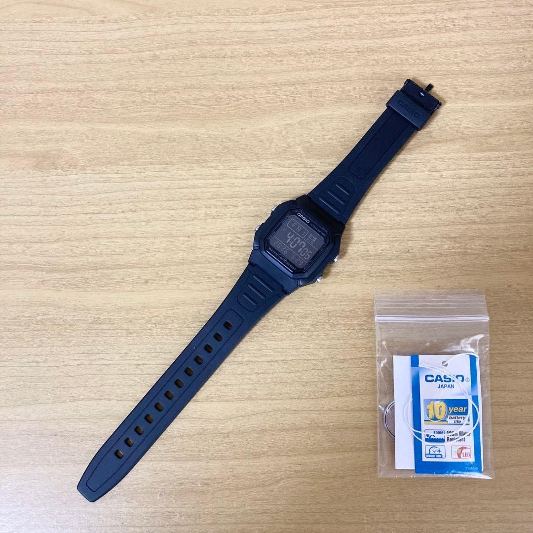 CASIO W-800H digital watch body 10 year battery not released in Japan
