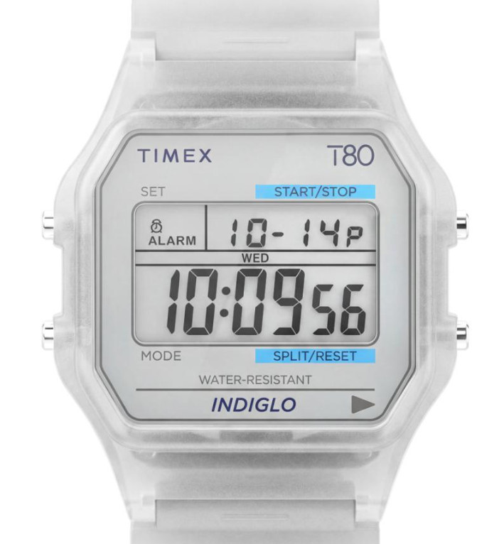 Timex T80 Translucent TW2Y36400 Quartz Watch Clear June 2026 New Release