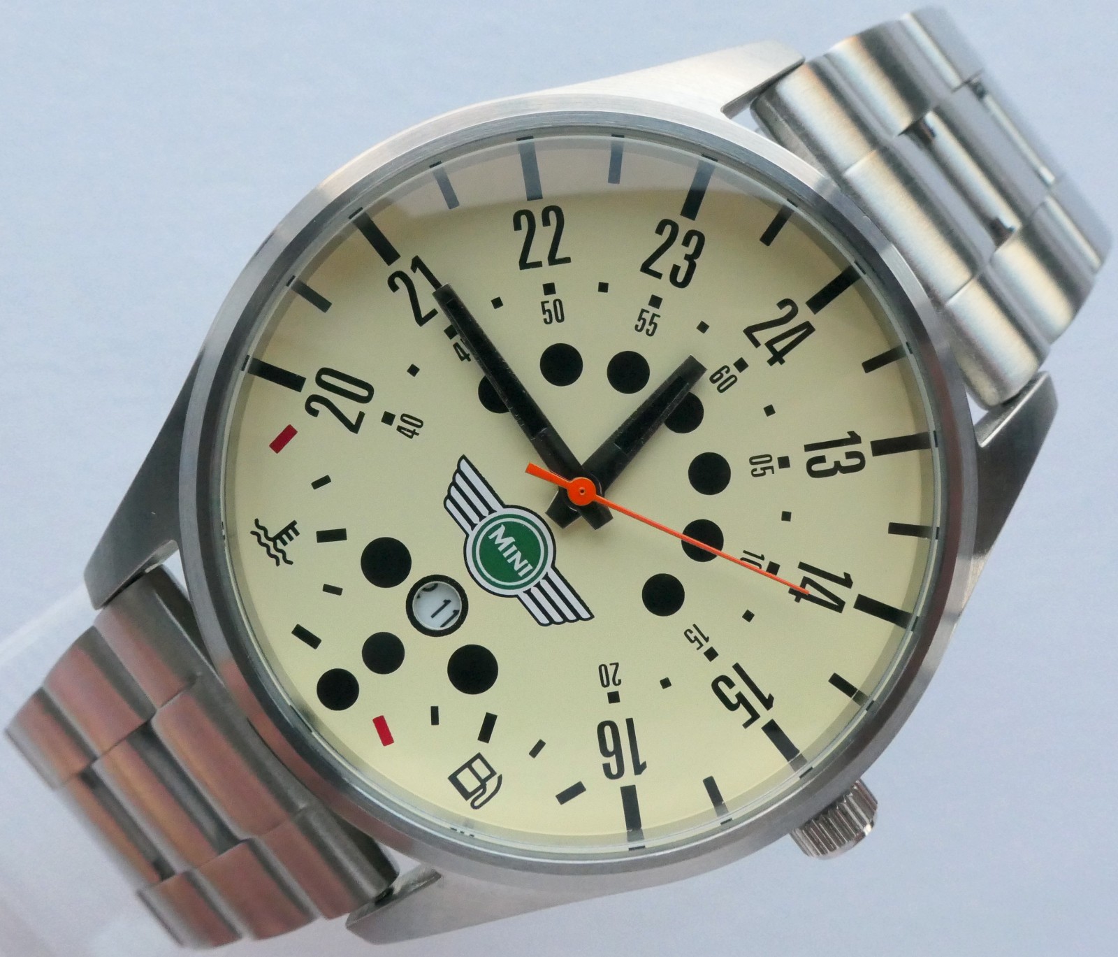 Mini John S Cooper Works JCW Speedometer Racing Classic Retro Sport Design Watch