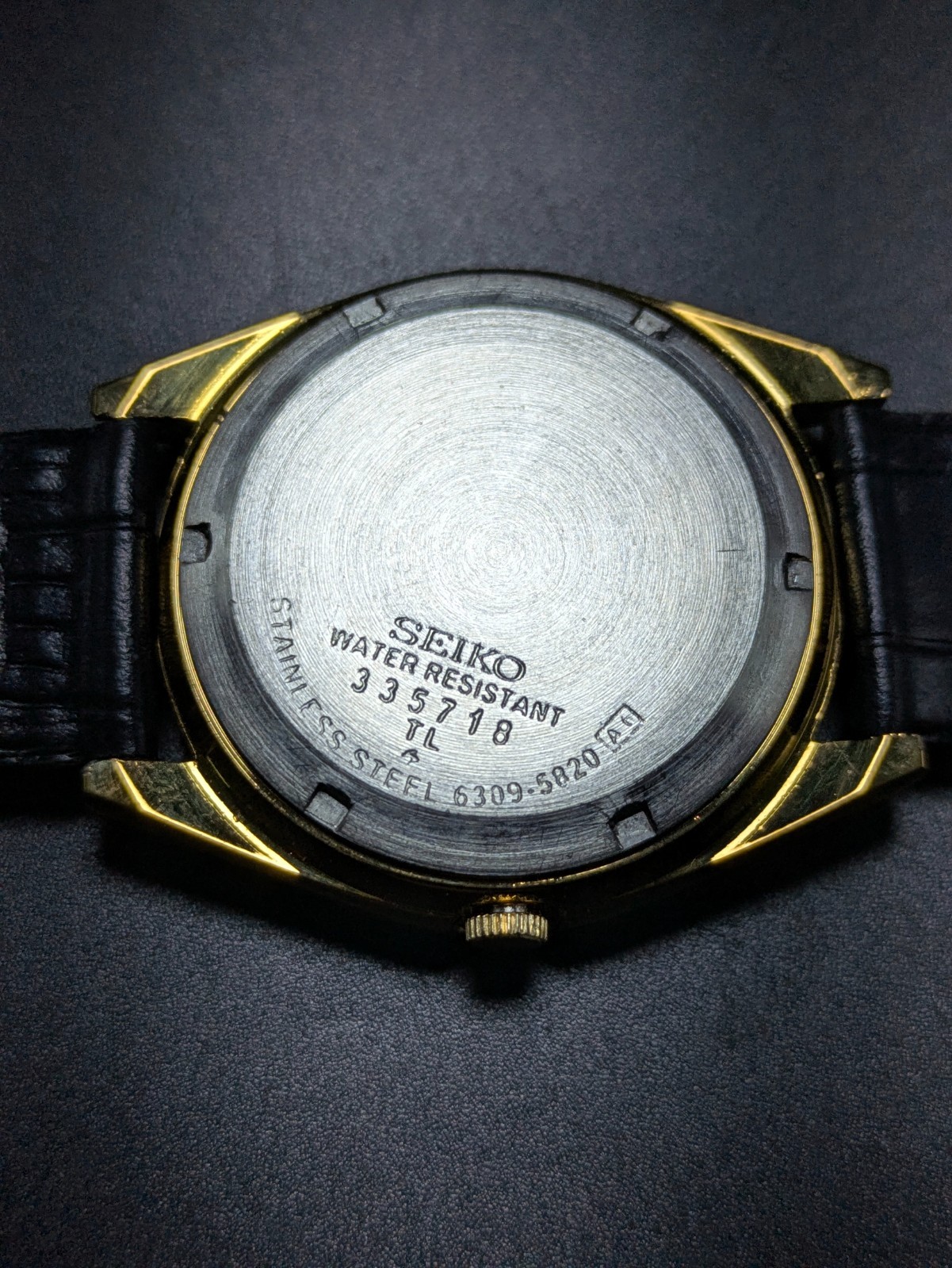 Vintage Seiko 5 automatic day date movement no. 6309A japan made men’s watch