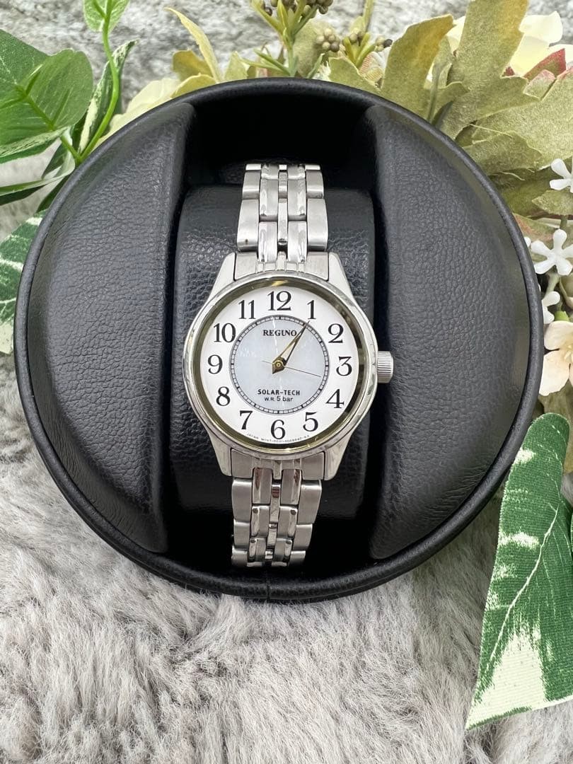 [Working Condition] Citizen REGUNO Women’s Solar-Powered Watch, Silver
