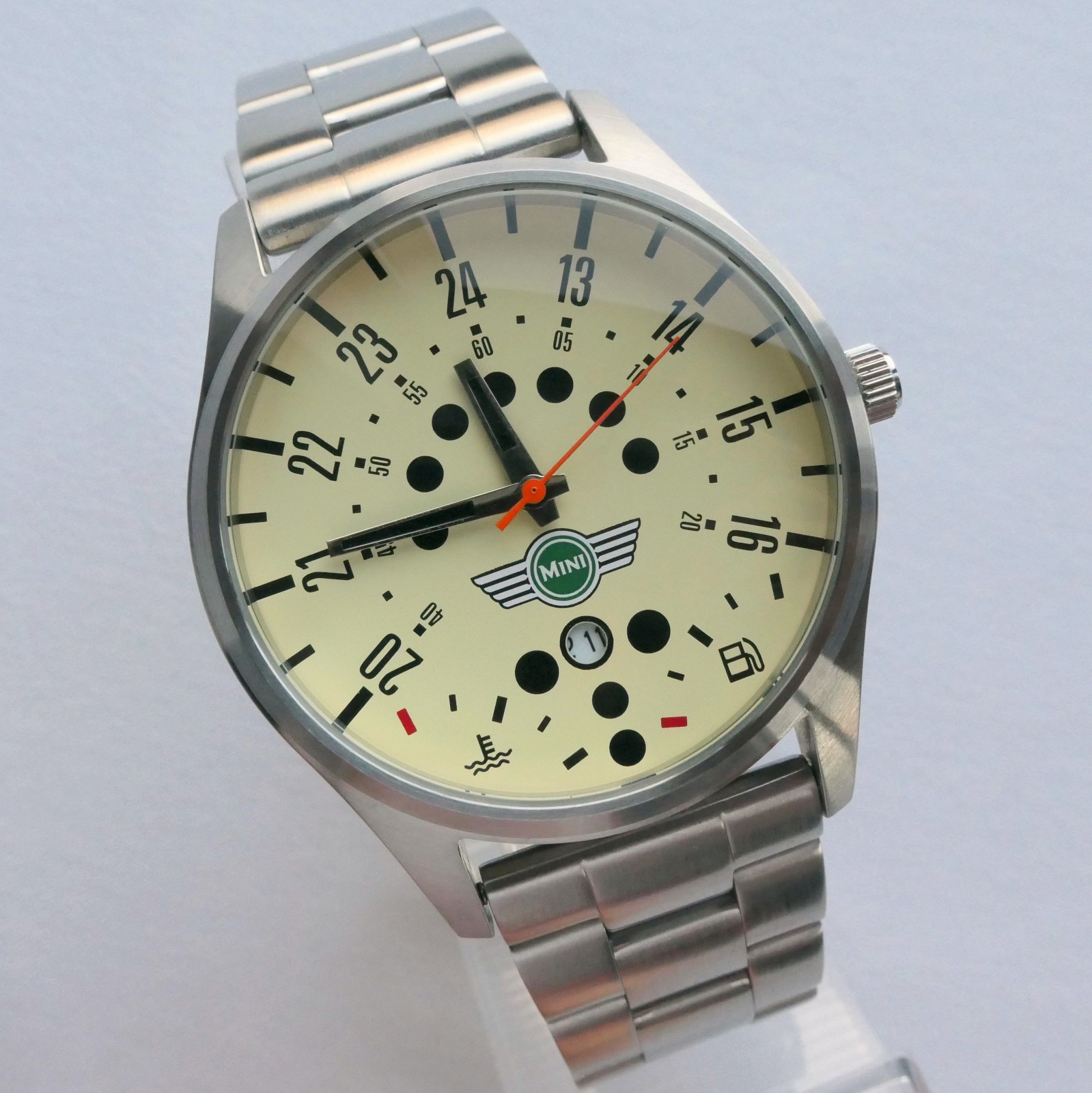 Mini John S Cooper Works JCW Speedometer Racing Classic Retro Sport Design Watch