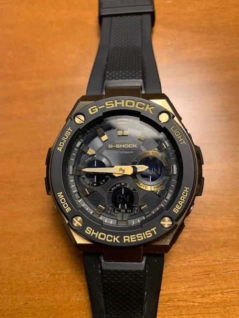 Casio G-SHOCK G-Steel GSTS100G-1A — Excellent Condition, Full Kit