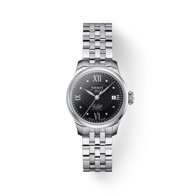 Tissot Le Locle Automatic Lady Black Dial Stainless Steel Watch T41.1.183.56
