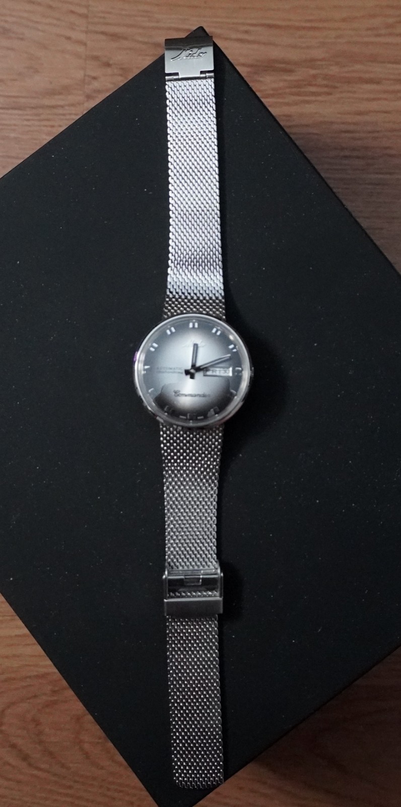 Mido Commander Shade Limited Edition 37mm SS Mesh Men’s Watch M8429.4.27.11