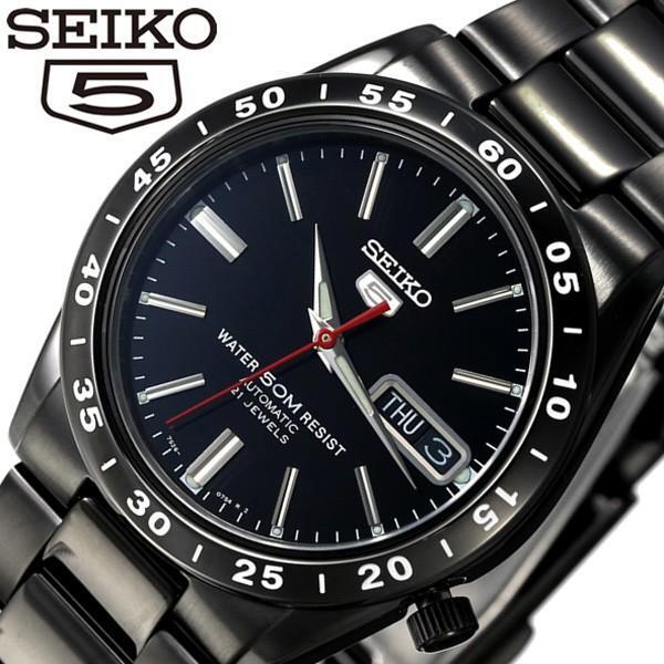 SEIKO SEIKO5 SNKE03K1 Black Automatic Men’s Watch in Box New
