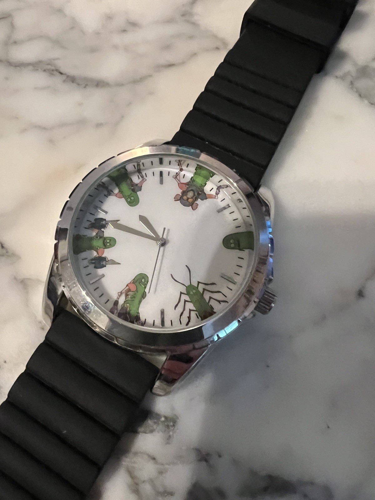 Rick & Morty Adult Swim Analog Wrist Watch Needs Battery Rare New Never Worn