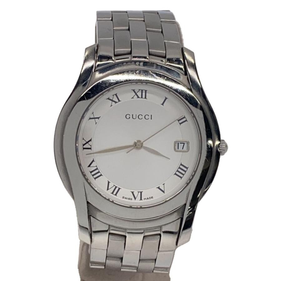 GUCCI Quartz Watch Analog SLV 5500M