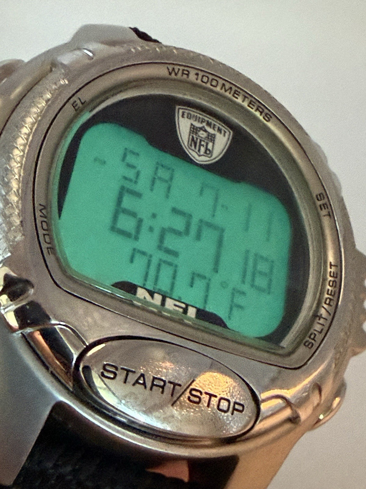NFL Equipment Game Time Mens Watch New Band New Battery 100M WR Thermometer