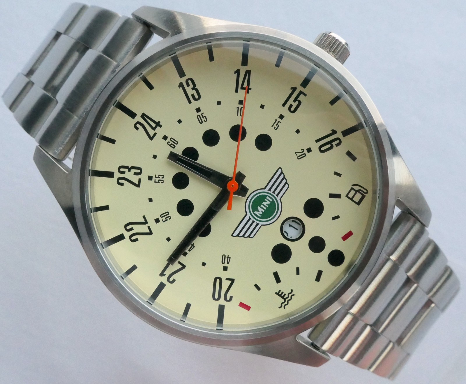 Mini John S Cooper Works JCW Speedometer Racing Classic Retro Sport Design Watch