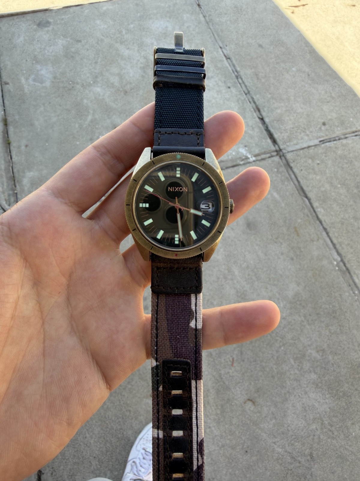 Nixon Wanderlust The Rover 100M Stainless Steel Japan Movement 14E – Camo