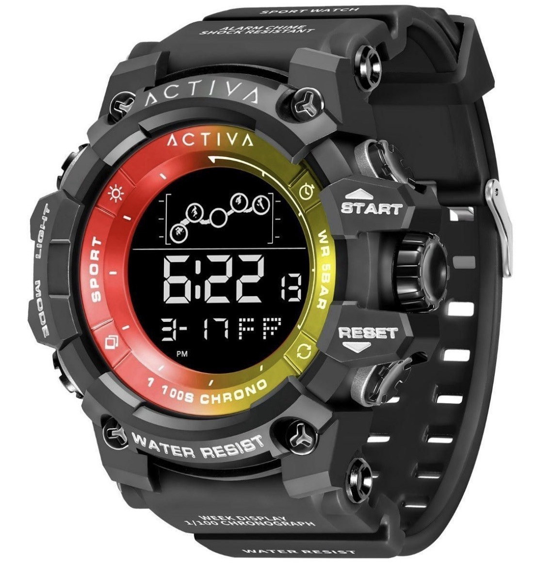 ACW8082-007 – Activa Summit X Invicta Men’s Digital Watch – 50mm. Black