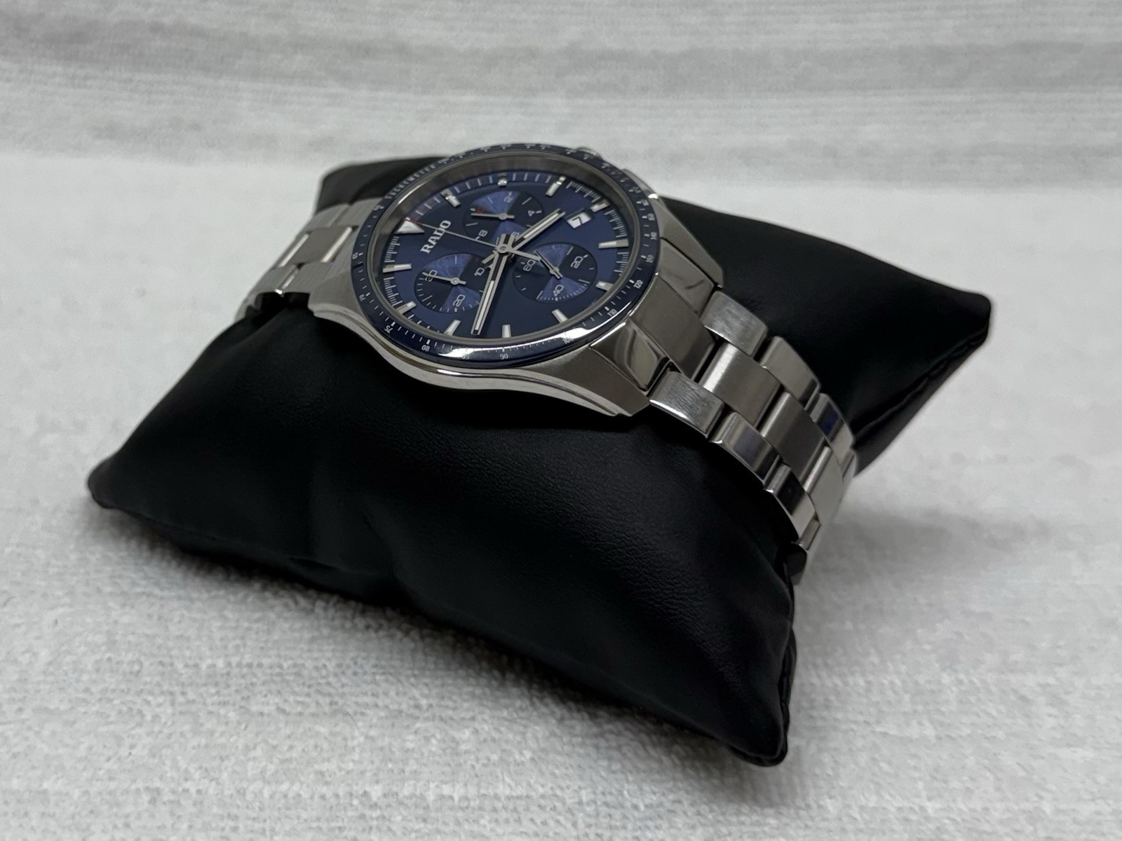 Rado Hyperchrome Quartz Chronograph Blue Dial Stainless Men’s Watch R32259203