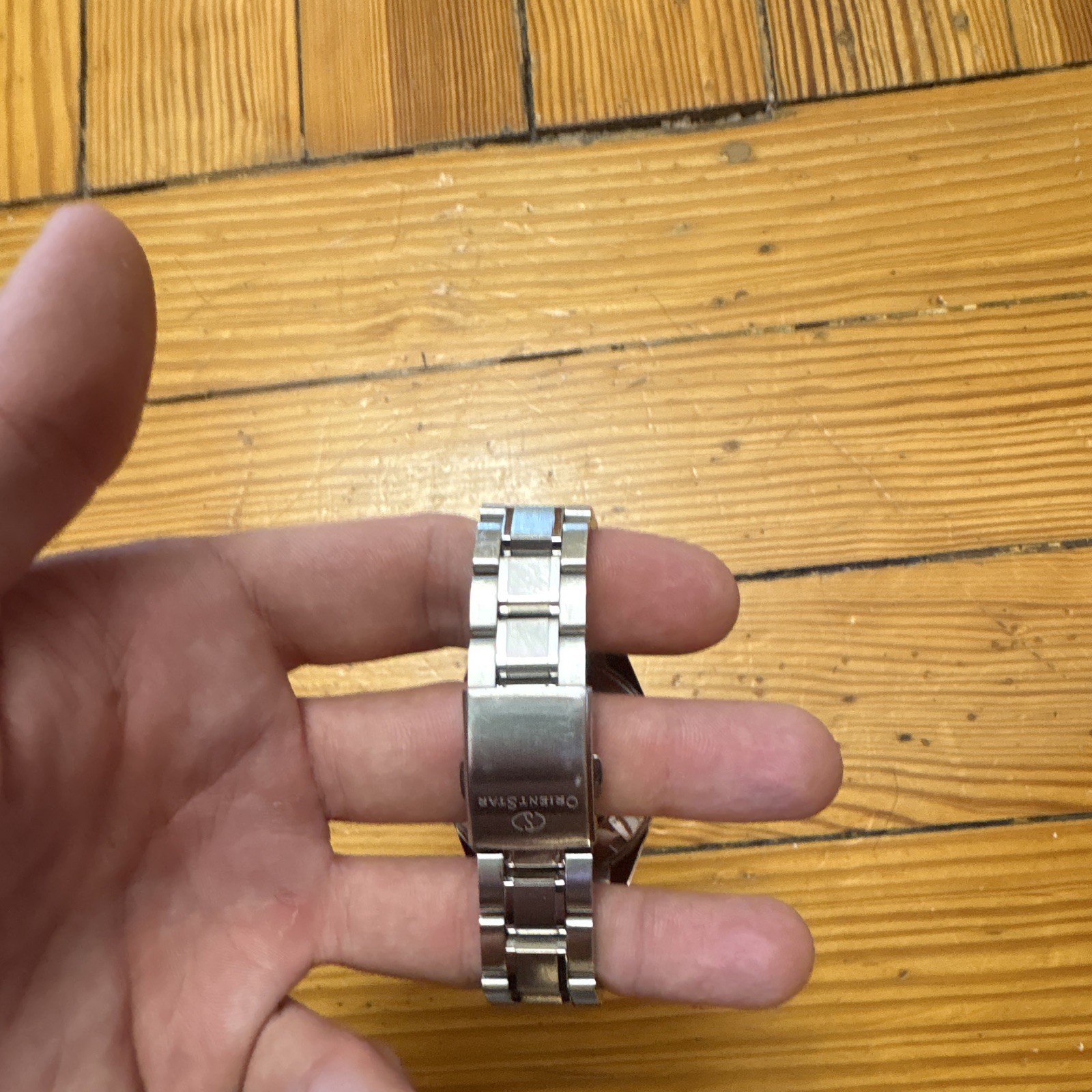 Orient Star Automatic Open Heart green Dial 41mm 100m Stainless Steel Watch