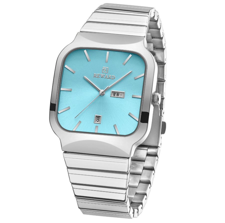 Square Double-point Casual Couple Functional Watch Weight 130g