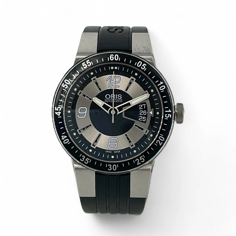 ORIS Williams F1 Team Day Date Automatic Mens Watch 100M Stainless Steel