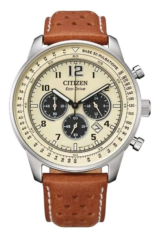 Citizen Men’s CA4500-08X Eco-Drive Chronograph St. Steel Quartz Watch, Excellent
