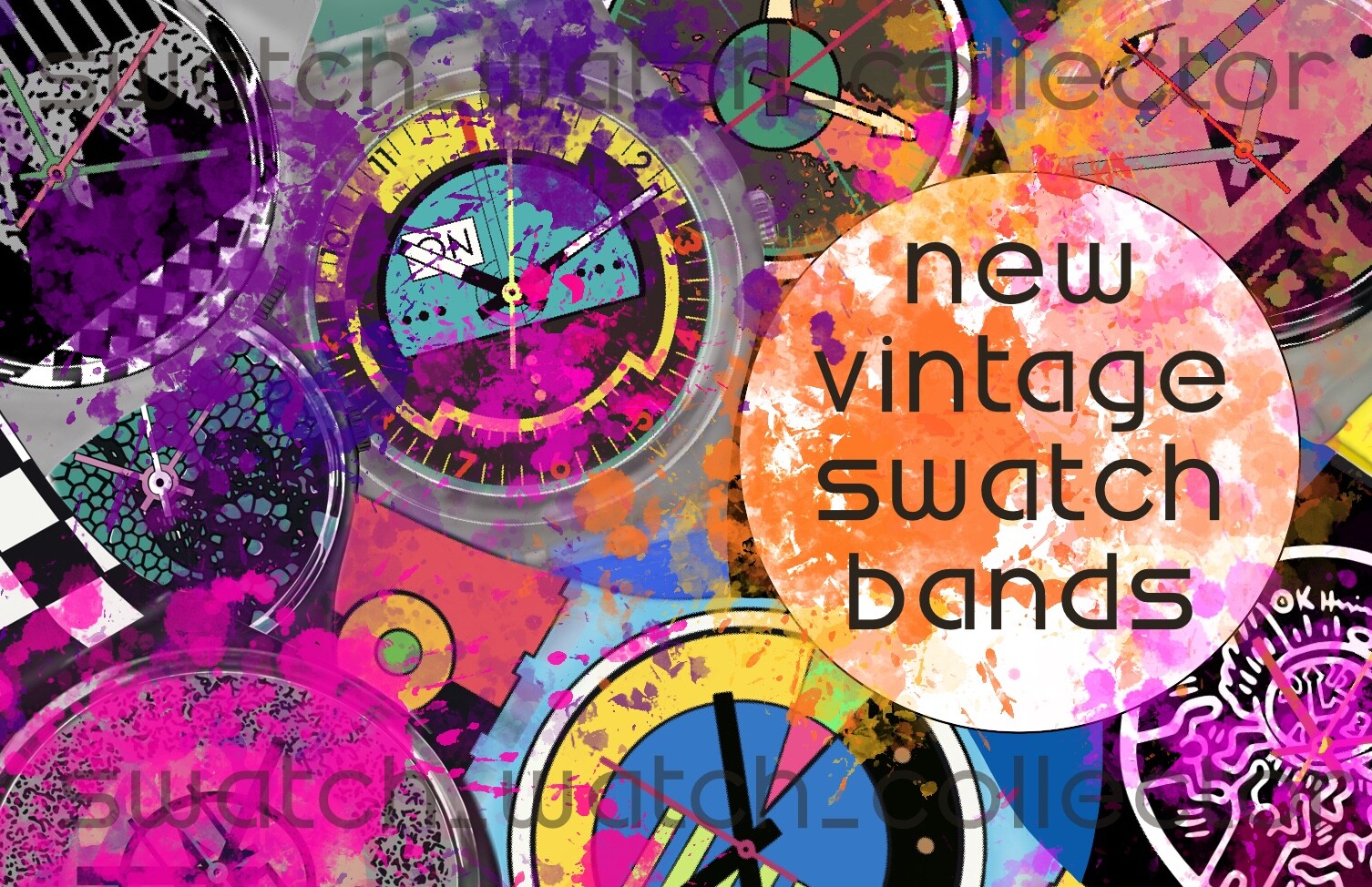 NEW VINTAGE SWATCH WATCH BANDS 12MM 17MM POP GENT LADIES PICK FROM DROP DOWN
