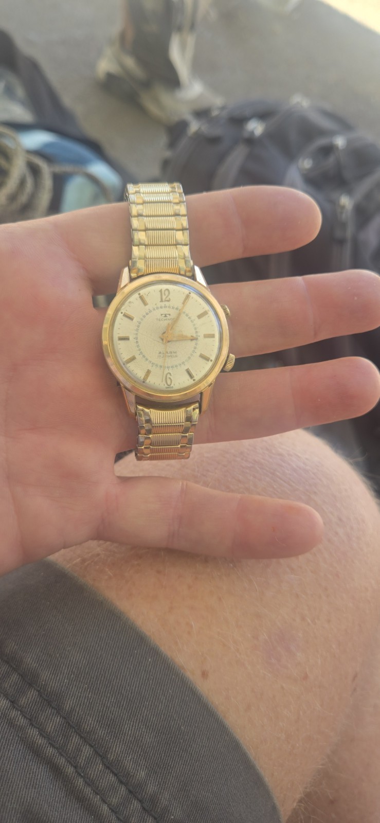 Vintage TECHNOS Alarm Watch