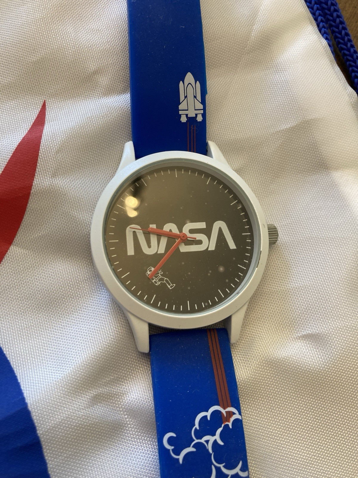 drawstring bag NASA with Watch (official NASA from space museum)