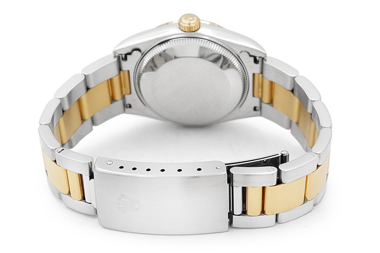 Rolex 31mm Midsize Datejust Two Tone Ladies Watch 78273 Champagne Dial Year 2001