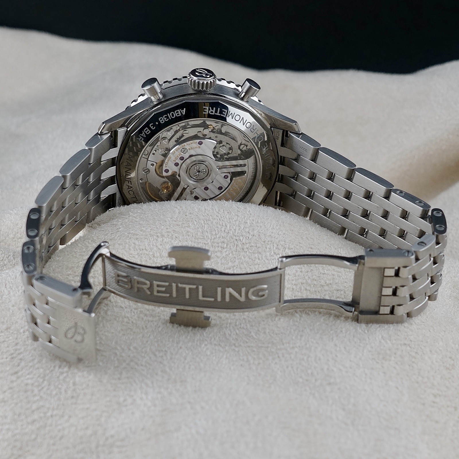 Breitling Navitimer B01 Chrono 43mm AB0138 Black Reverse Panda, 4 Year WARRANTY