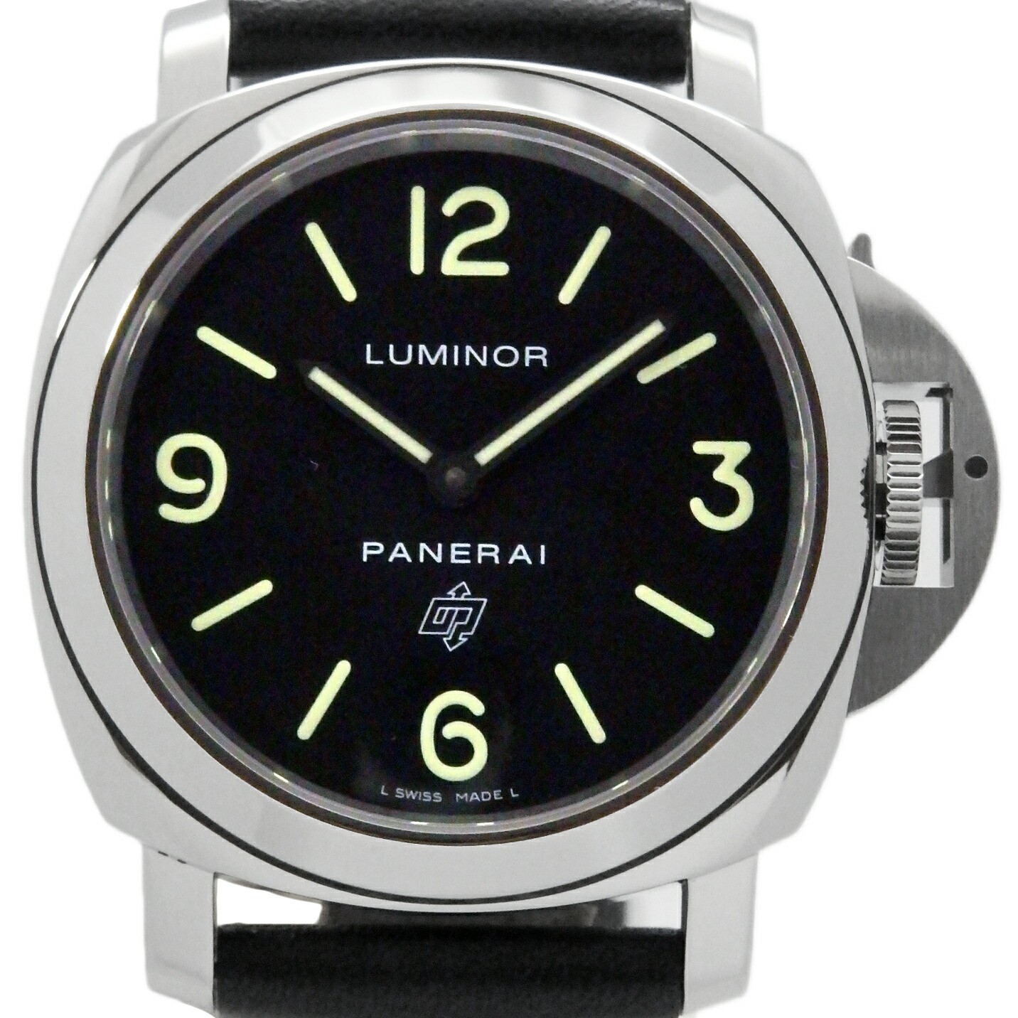 Panerai Luminor Base Logo Acciaio PAM01000 Men’s Watch From Japan w0623