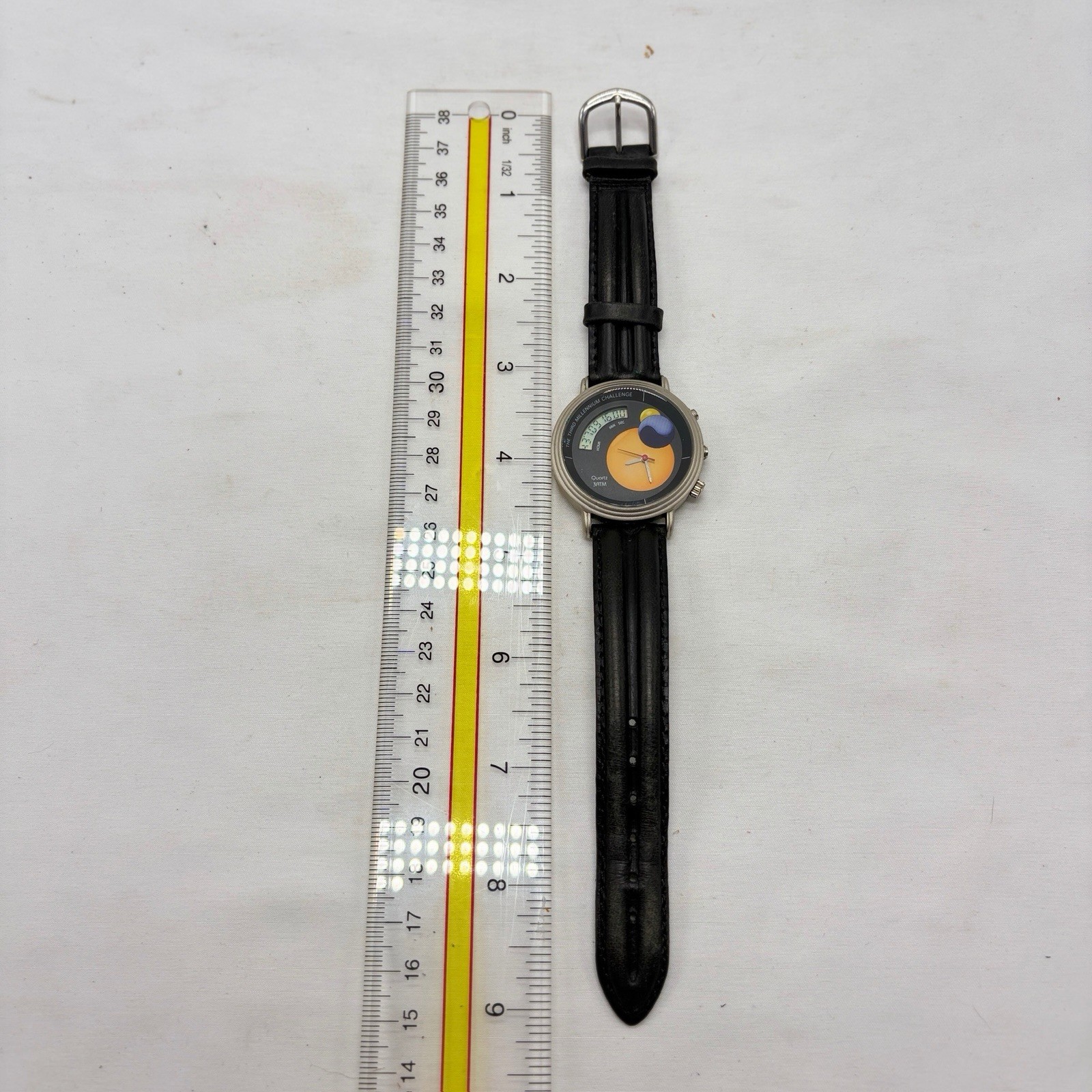 AC12 Third Millennium Challenge Countdown Watch AnalogDigital Y2K New Battery