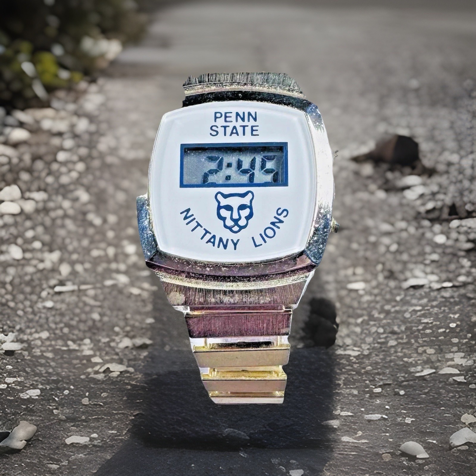 Vintage Digital LCD Watch Penn State ladies Nittany Lions New Battery