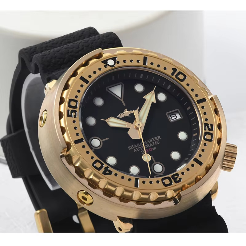 Bronze Dive Watch NH35A Automatic 300M Sapphire Crystal C3 Lume Men’s Watch Gift
