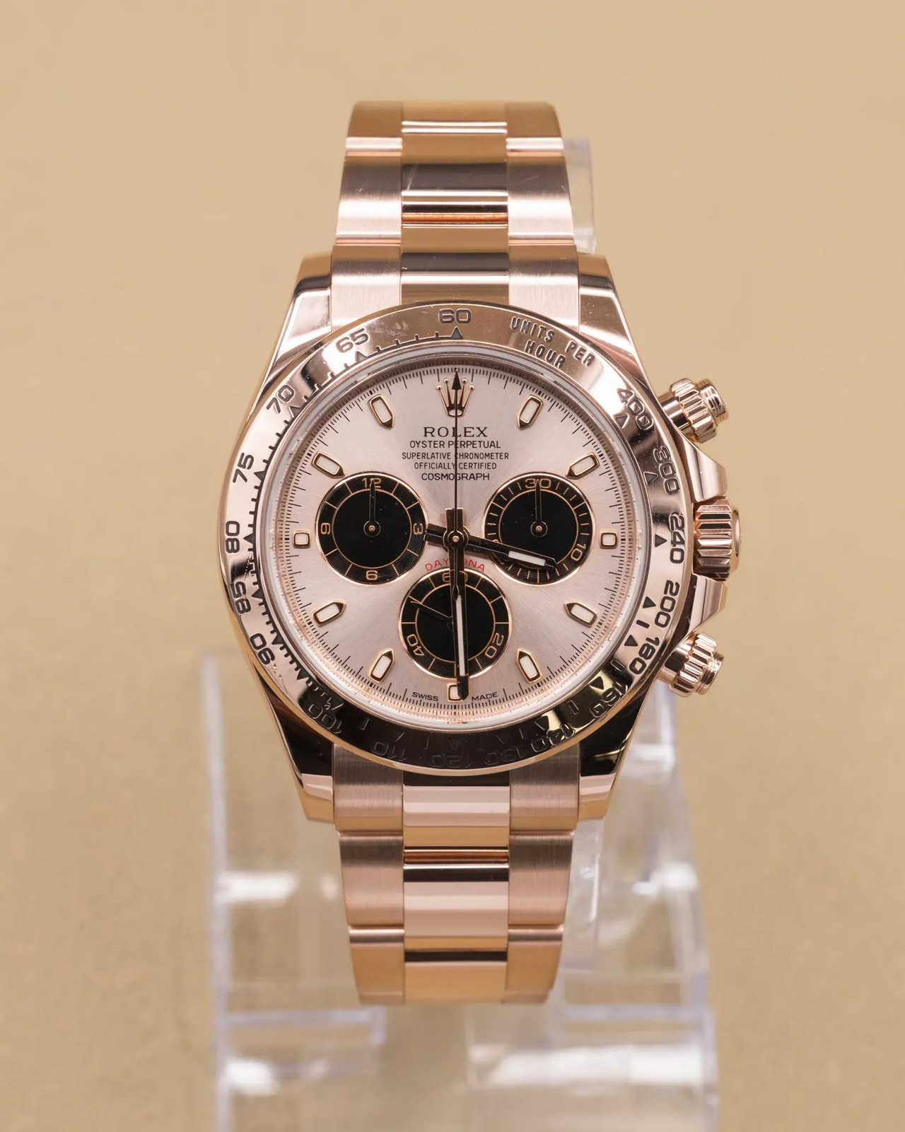 2021 Rolex Daytona Pink Index Dial Complete