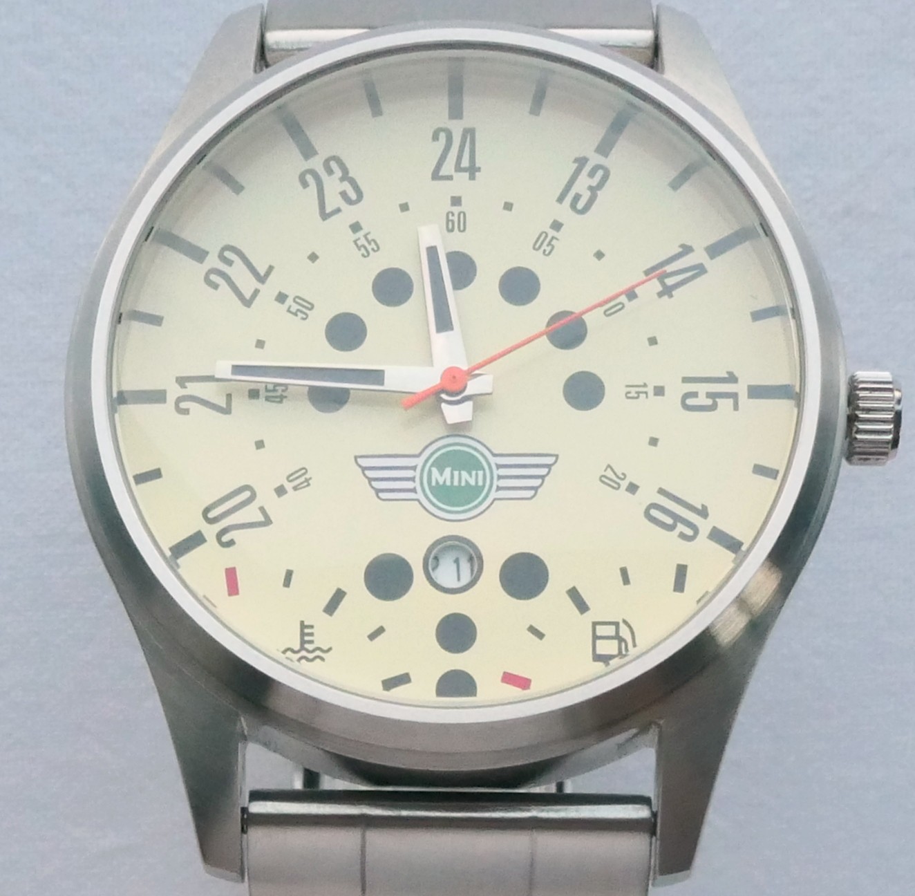 Mini John S Cooper Works JCW Speedometer Racing Classic Retro Sport Design Watch