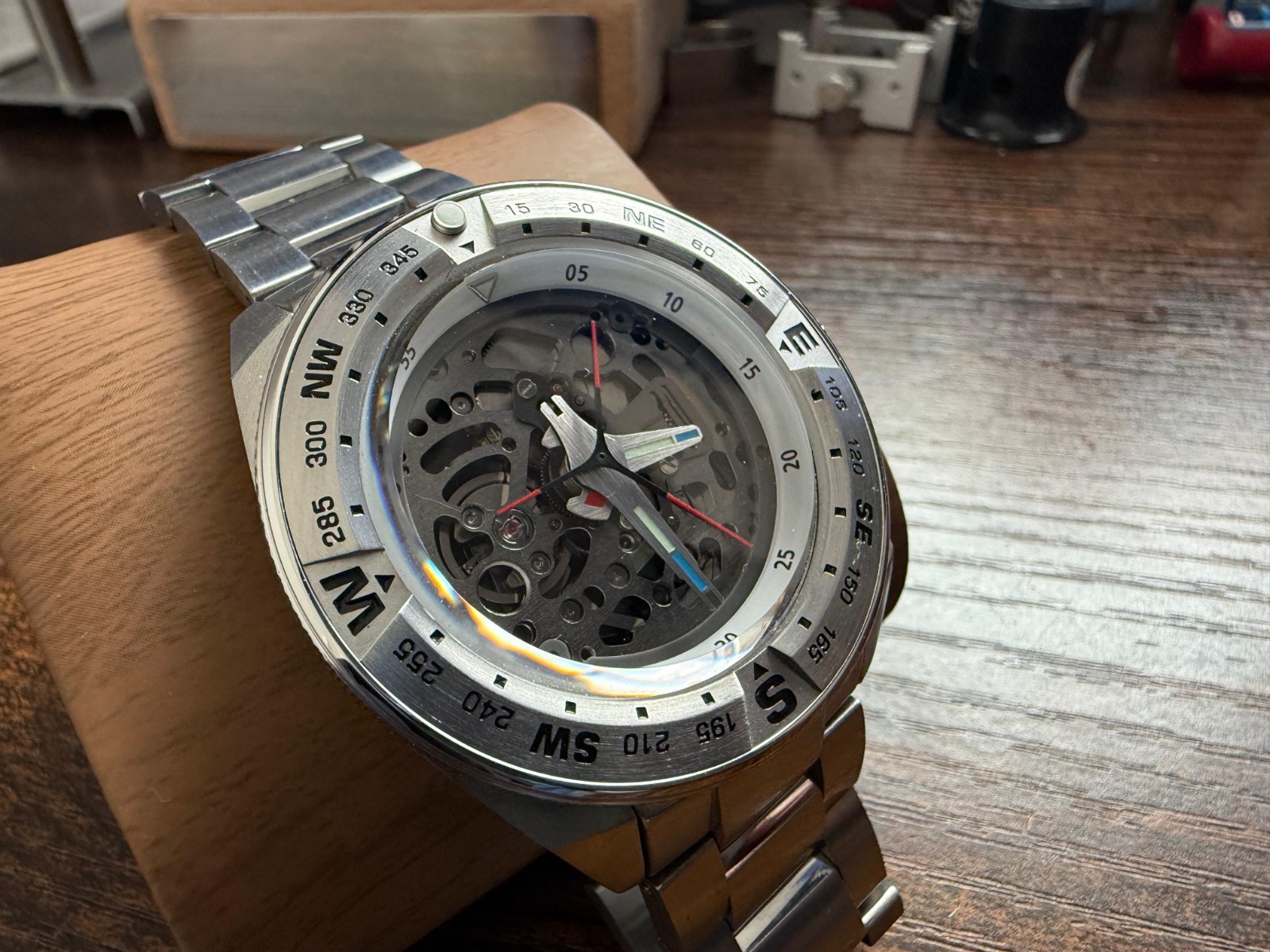 Bespoke Skeleton Mod Watch Nh72 Automatic Movement
