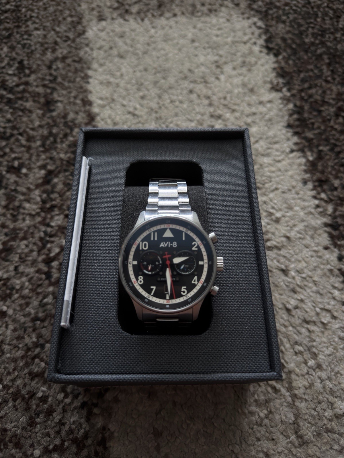 AVI-8 Hawker Hurricane Carey Dual Time Watch