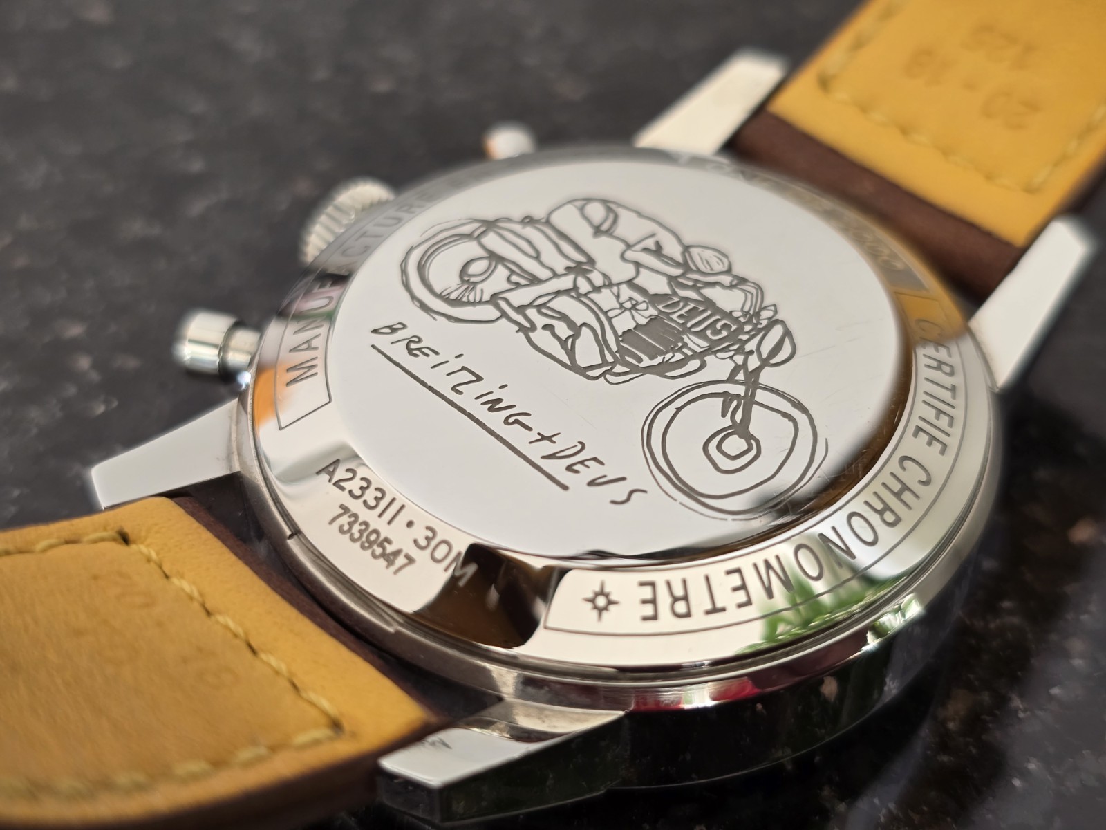 Breitling Top Time Deus, Exceptional Condition with Manufacturer Warranty