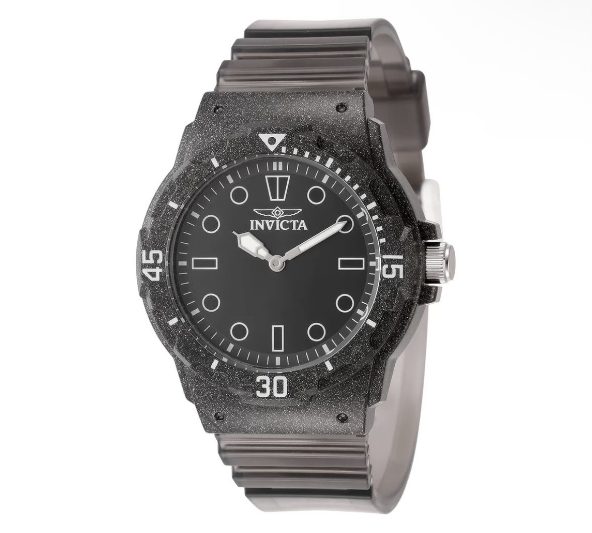 New Invicta Celestial Women’s Watch – 35mm, Transparent, Siler/ Black (49208)