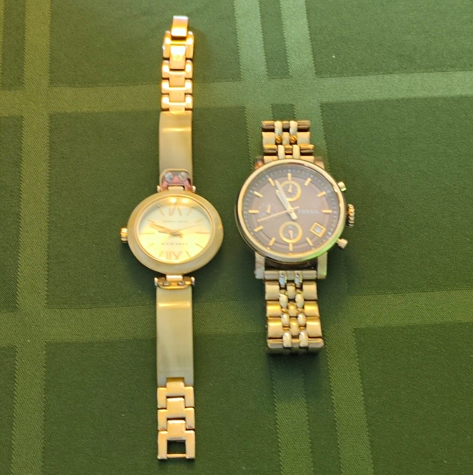 Anne Klein Women’s Silver-Tone Quartz Bracelet Watch 100m Roman/Baton Dial