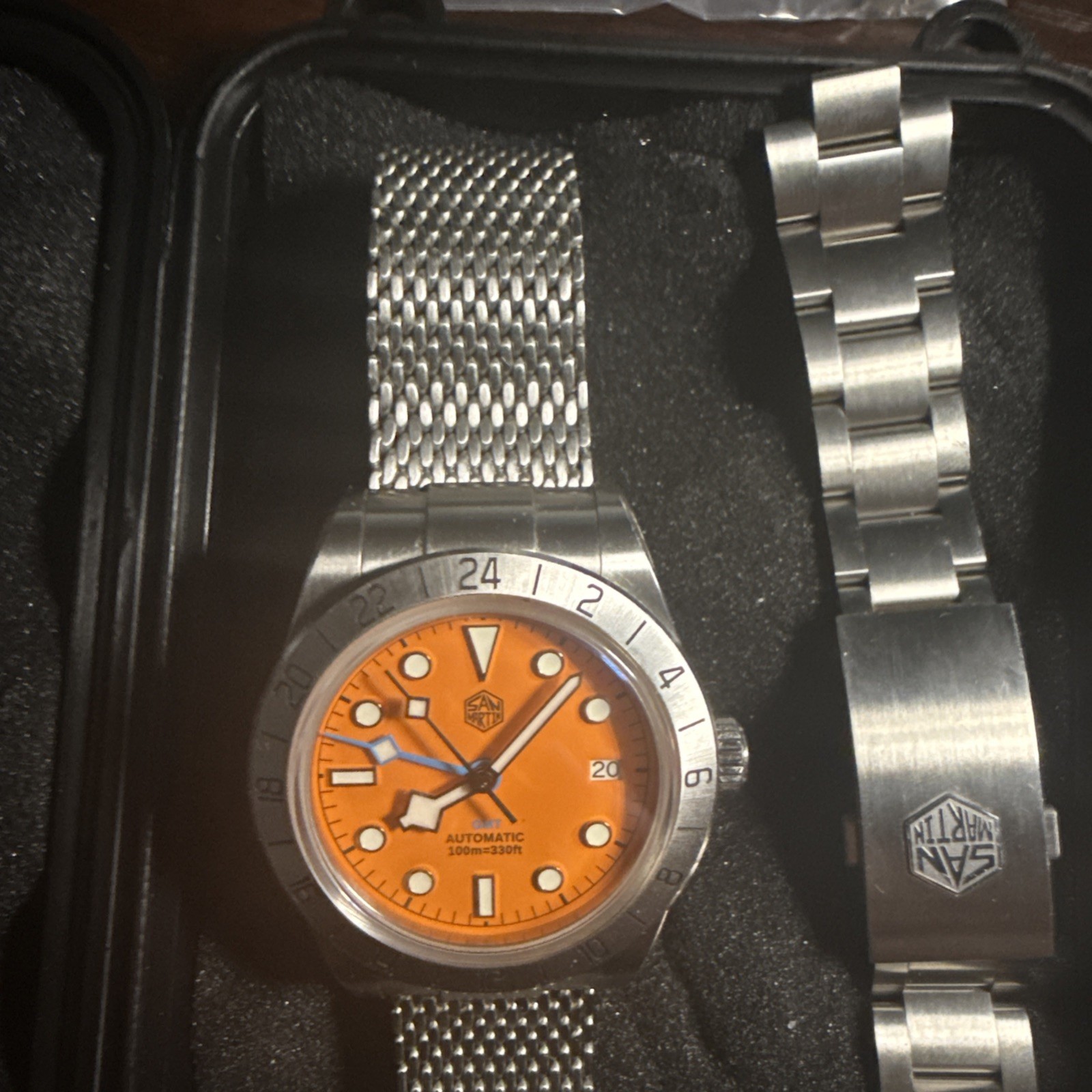 San Martin SN0054 BB Automatic GMT Sapphire Crystal
