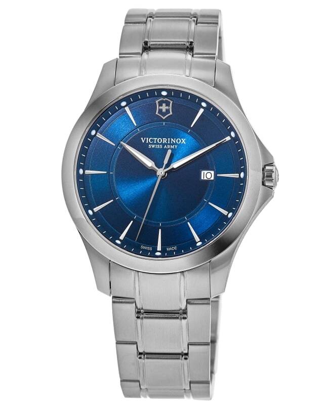 New Victorinox Swiss Army Alliance Blue Dial Steel Men’s Watch 241910