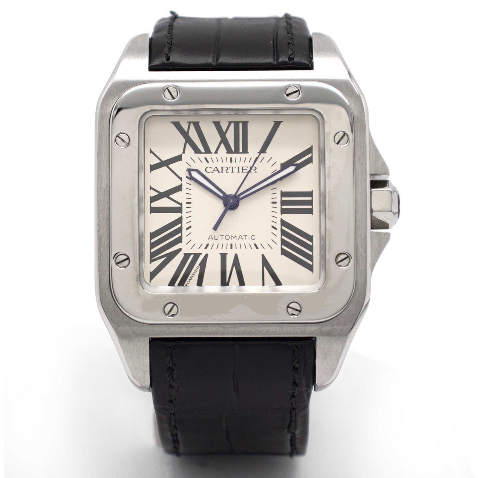 Cartier Watch Santos 100 XL Stainless Steel Automatic 2014 with Papers Ref 2656
