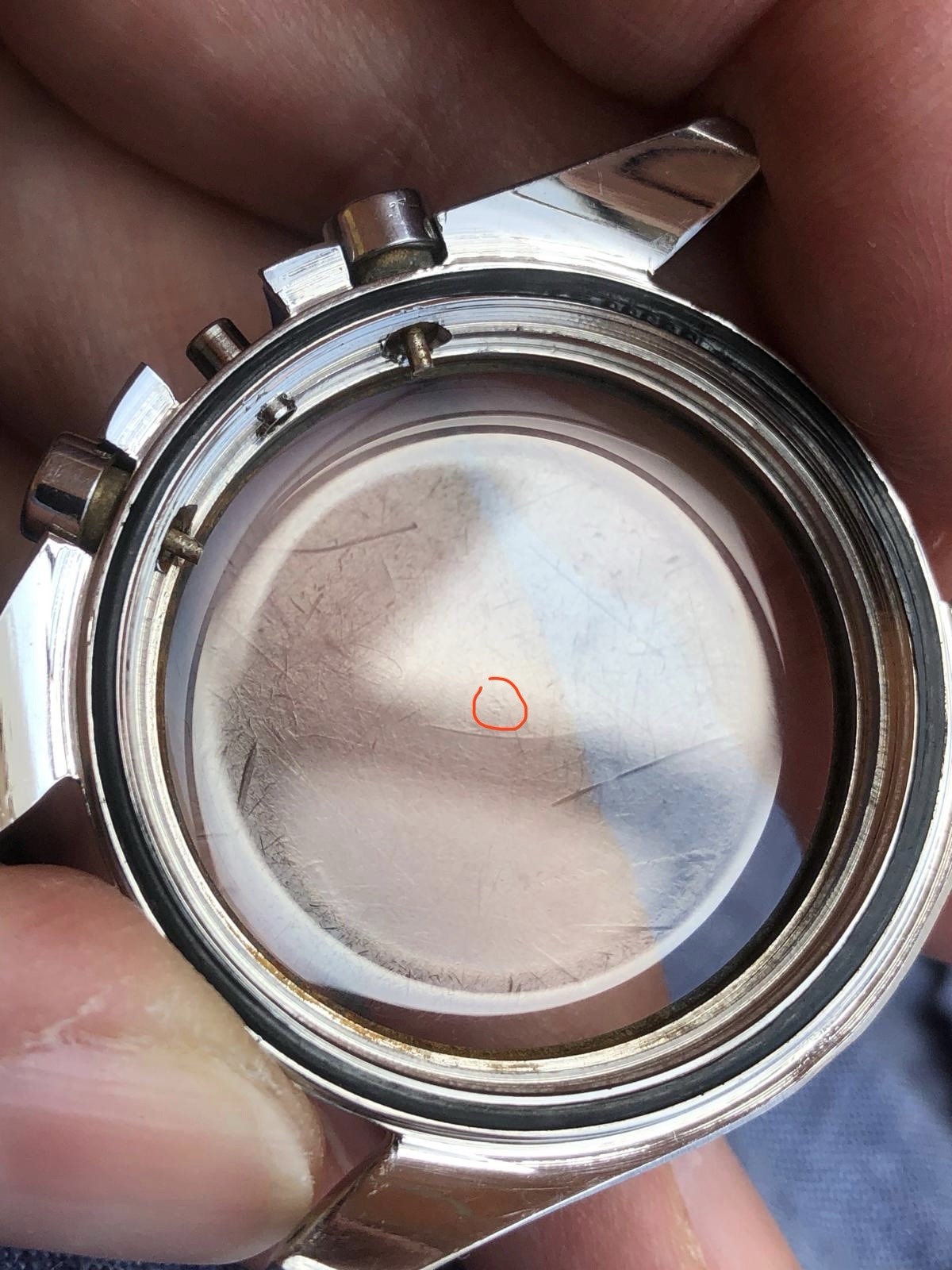 Omega Speedmaster Moonwatch Extremely Rare Case Original 105012/145 Cal 321