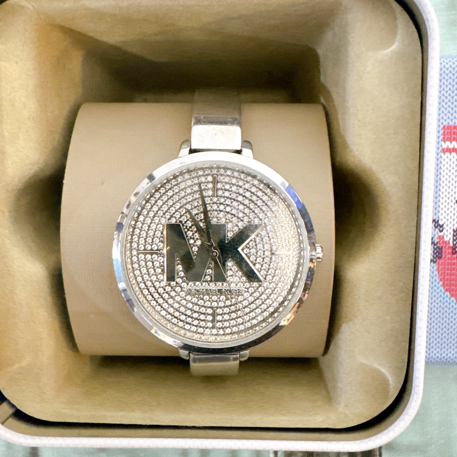 Michael Kors MK4432 Charley Pavé Silver-Tone Watch