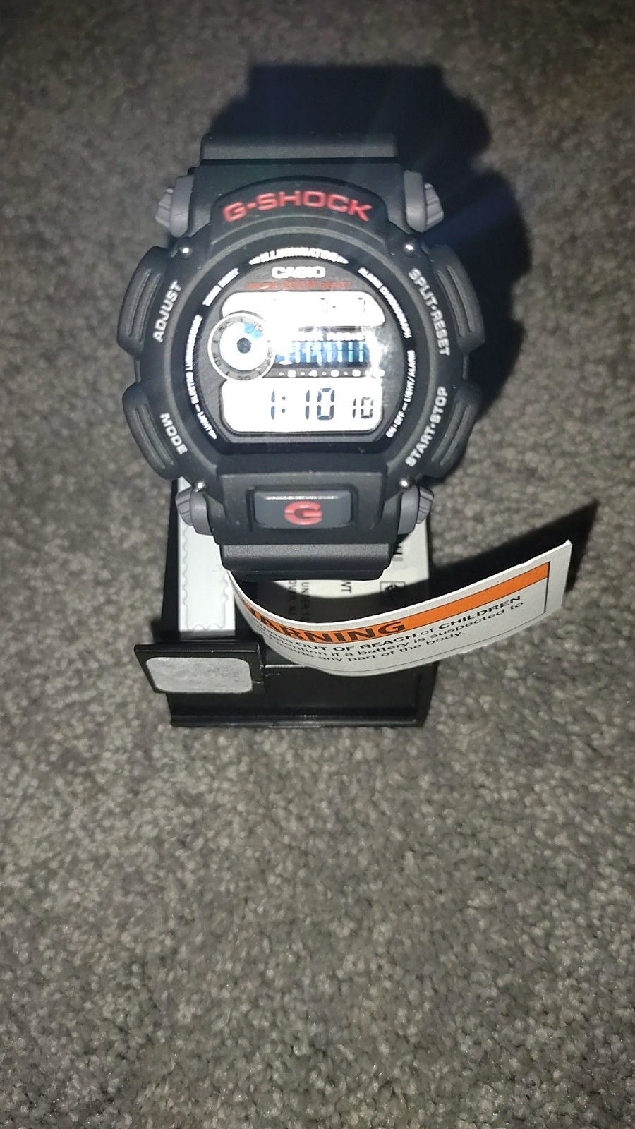 Casio G-SHOCK Digital Men’s Watch Shock-Resistant 200m Black Resin