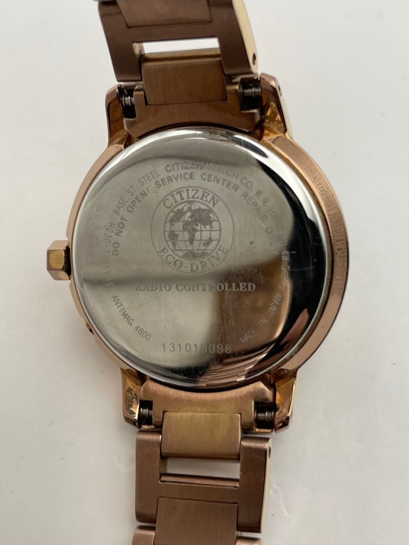 [Radio-controlled solar powered] Citizen Cross Sea Ladies Watch H030-T016049