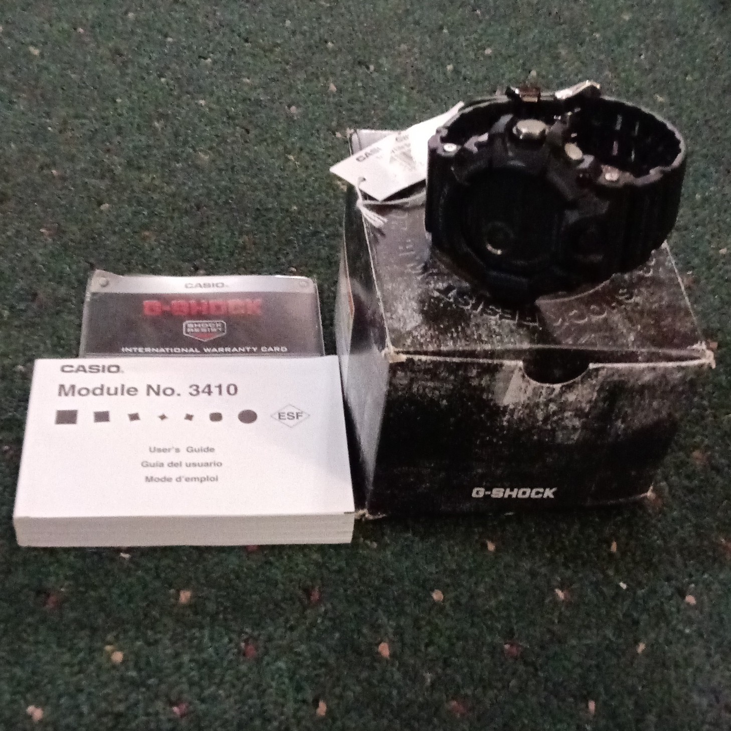Casio G-SHOCK Rangeman GW9400-1B Digital Solar Atomic 200m 55mm Box Manual