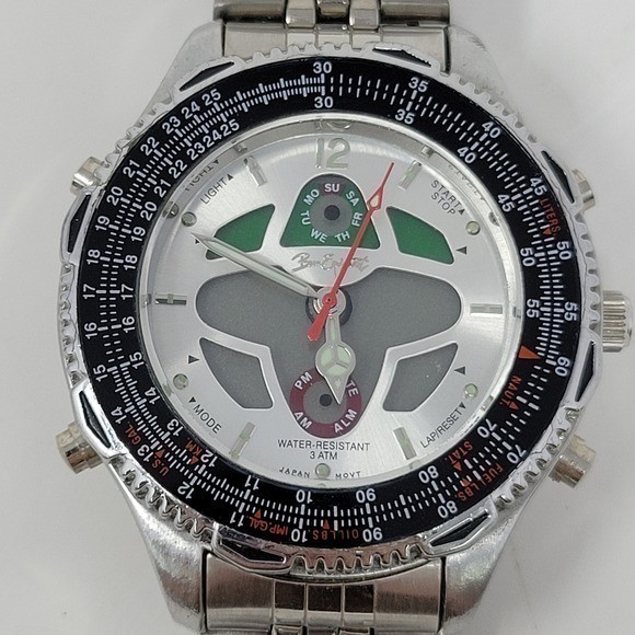 B.U.M. Equipment Stainless Steel Quartz Wristwatch