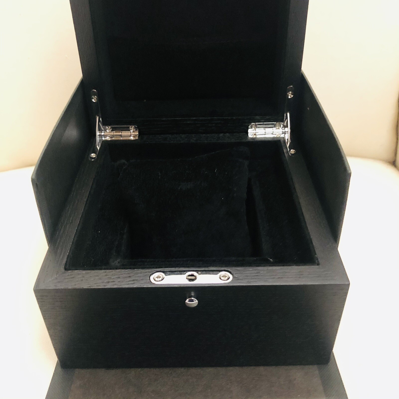 BRERA WATCH EMPTY BOX ONLY WITHOUT TAG BEAUTIFUL WOODEN BLACK BOX