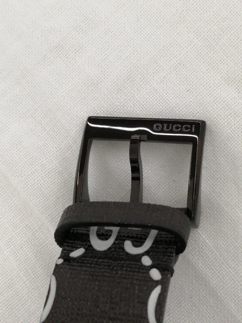 [A4N] Gucci G-Timeless Ghost 126.4 Quartz Analog Classic Black Unisex [q2s]