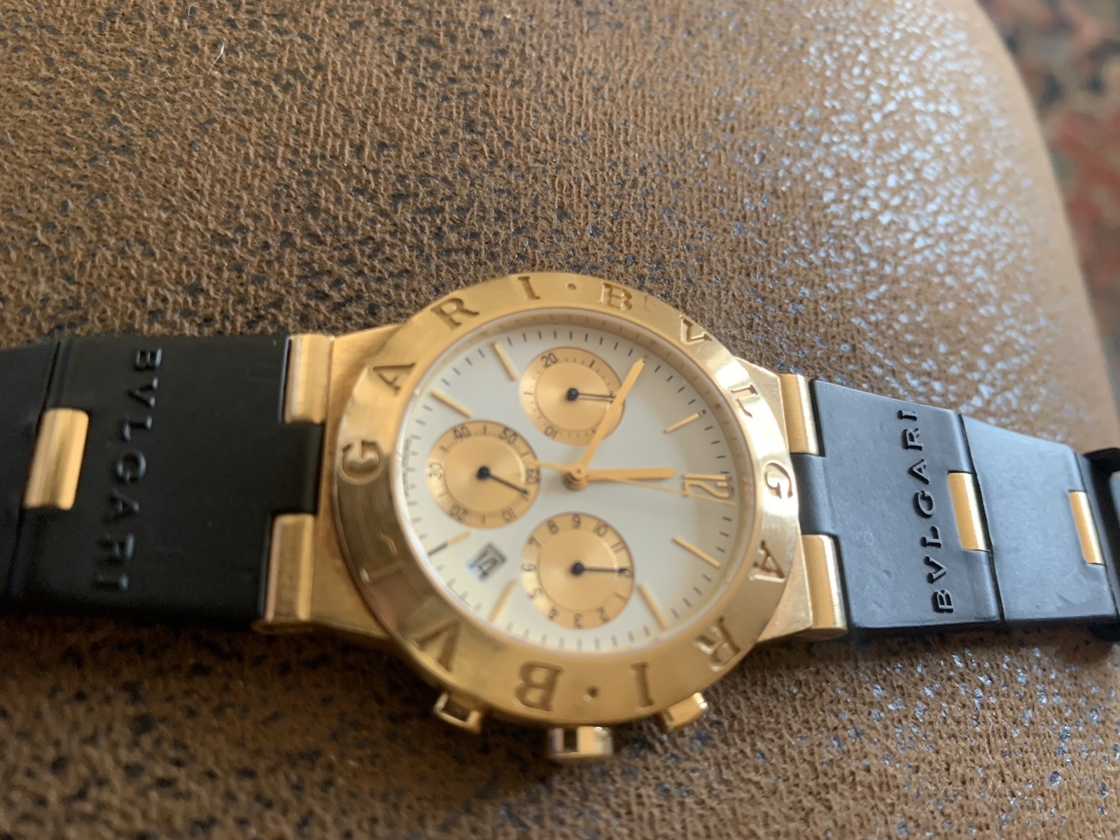Bvlgari Diagono Chronograph SOLID 18kt Yellow Gold CH 35 G